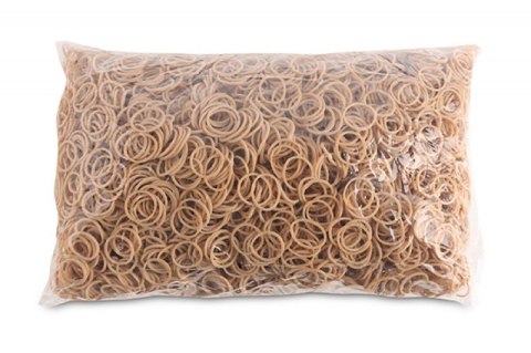Gumki recepturki OFFICE PRODUCTS, średnica 20mm, 1,5x1,5mm, 60% kauczuku, 1000g, zgrzewka, naturalne Gumki recepturki OFFICE PRODUCTS, średnica 20mm, 1,5x1,5mm, 60% kauczuku, 1000g, zgrzewka, naturalne