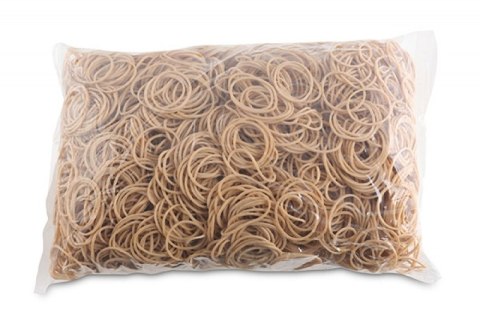 Gumki recepturki OFFICE PRODUCTS, średnica 30mm, 1,5x1,5mm, 60% kauczuku, 1000g, zgrzewka, naturalne Gumki recepturki OFFICE PRODUCTS, średnica 30mm, 1,5x1,5mm, 60% kauczuku, 1000g, zgrzewka, naturalne