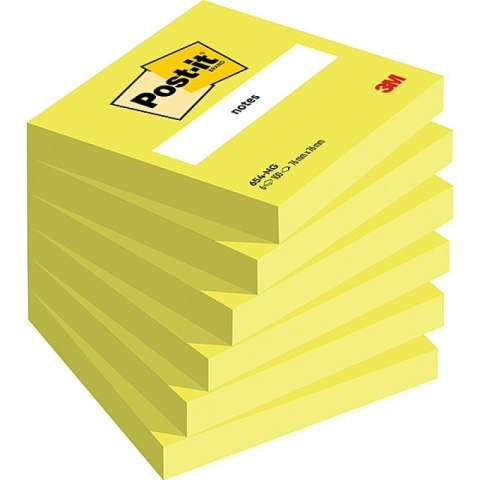 Karteczki samoprzylepne POST-IT® (654N), 76x76mm, 1x100 kart., jaskrawy zielony Karteczki samoprzylepne POST-IT® (654N), 76x76mm, 1x100 kart., jaskrawy zielony