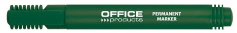 Marker permanentny OFFICE PRODUCTS, okrągły, 1-3mm (linia), zielony Marker permanentny OFFICE PRODUCTS, okrągły, 1-3mm (linia), zielony