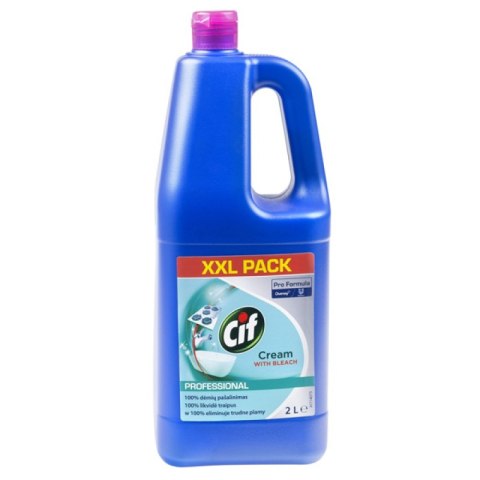 Mleczko do czyszczenia CIF Diversey Cream, z wybielaczem, 2l Mleczko do czyszczenia CIF Diversey Cream, z wybielaczem, 2l
