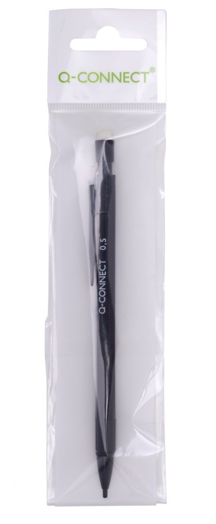 Ołówek automatyczny Q-CONNECT, 0,5mm, czarny Ołówek automatyczny Q-CONNECT, 0,5mm, czarny