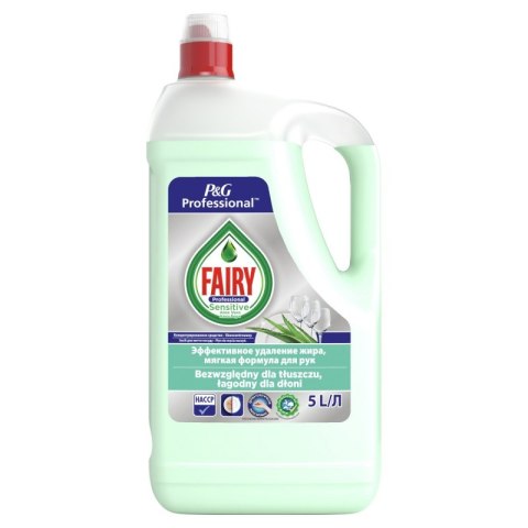 Płyn do mycia naczyń FAIRY Sensitive, profesjonalny, 5l Płyn do mycia naczyń FAIRY Sensitive, profesjonalny, 5l