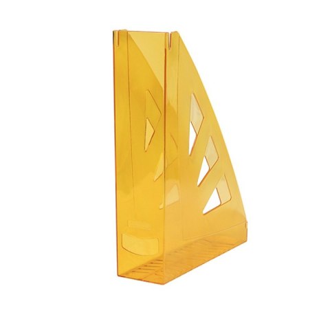 Pojemnik na dokumenty OFFICE PRODUCTS, ażurowy, A4, transparentny pomarańczowy Pojemnik na dokumenty OFFICE PRODUCTS, ażurowy, A4, transparentny pomarańczowy