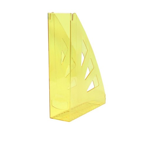 Pojemnik na dokumenty OFFICE PRODUCTS, ażurowy, A4, transparentny żółty Pojemnik na dokumenty OFFICE PRODUCTS, ażurowy, A4, transparentny żółty