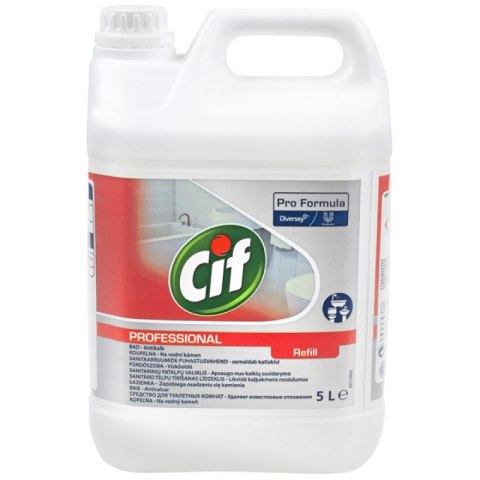 Preparat CIF Diversey 2w1, do mycia sanitariatów i łazienek, 5l Preparat CIF Diversey 2w1, do mycia sanitariatów i łazienek, 5l