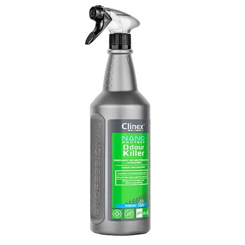 Preparat CLINEX Nano Protect Silver Odour Killer, do neutralizacji zapachów, fresh, 1l Preparat CLINEX Nano Protect Silver Odour Killer, do neutralizacji zapachów, fresh, 1l