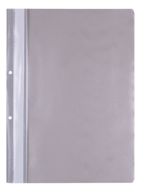 Skoroszyt OFFICE PRODUCTS, PP, A4, 2 otwory, 100/170mikr., wpinany, szary Skoroszyt OFFICE PRODUCTS, PP, A4, 2 otwory, 100/170mikr., wpinany, szary