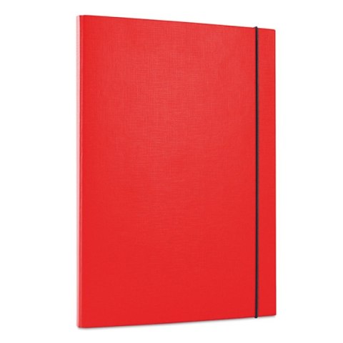 Teczka z gumką OFFICE PRODUCTS, PP, A4/15, 3-skrz., czerwona Teczka z gumką OFFICE PRODUCTS, PP, A4/15, 3-skrz., czerwona