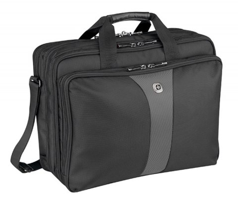 Torba na laptopa WENGER Legacy, 17", 420x320x210mm, czarna/szara Torba na laptopa WENGER Legacy, 17", 420x320x210mm, czarna/szara