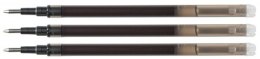 Wkład do długopisu wymazywalnego Q-CONNECT, 1,0mm, 3szt., zawieszka, czarny