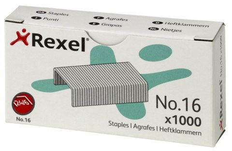 Zszywki REXEL nr 16, 24/6, 1000szt., srebrne Zszywki REXEL nr 16, 24/6, 1000szt., srebrne