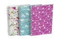 Kołonotatnik B5 60 kartek kratka/tagi Floral Oxford 400094955
