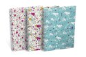 Kołonotatnik B5 60 kartek kratka/tagi Floral Oxford 400094955