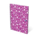 Kołonotatnik B5 60 kartek kratka/tagi Floral Oxford 400094955