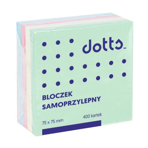 Kostka samoprzylepna DOTTS 75x75 400 kartek pastelowa (NSKP/D) Kostka samoprzylepna DOTTS 75x75 400 kartek pastelowa (NSKP/D)