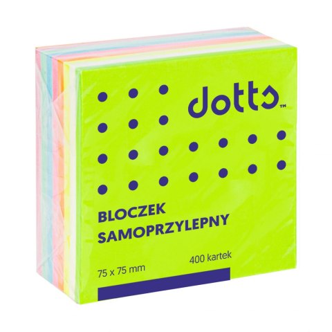Kostka samoprzylepna DOTTS 75x75 400 kartek tęczowa (NSKT/D) Kostka samoprzylepna DOTTS 75x75 400 kartek tęczowa (NSKT/D)