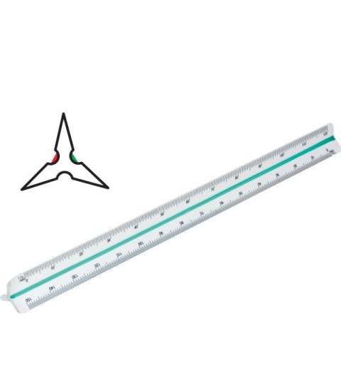 Linijka GR-143-skalówka budowlana, plastikowa, 30 cm GRAND 130-1831 Linijka GR-143-skalówka budowlana, plastikowa, 30 cm GRAND 130-1831