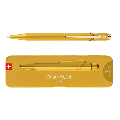 Długopis CARAN D'ACHE 849 Goldbar, M, w pudełku, złoty Długopis CARAN D'ACHE 849 Goldbar, M, w pudełku, złoty
