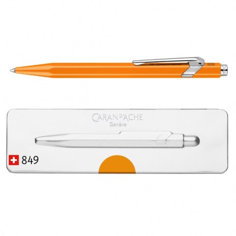 Długopis CARAN D'ACHE 849 Pop Line Fluo, M, w pudełku, pomarańczowy Długopis CARAN D'ACHE 849 Pop Line Fluo, M, w pudełku, pomarańczowy