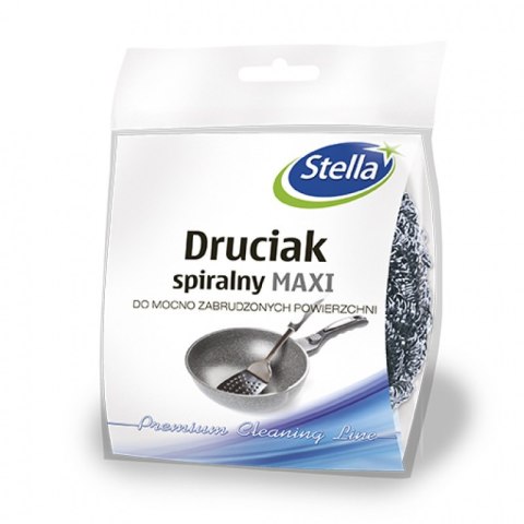 Druciak spiralny STELLA, maxi, 1 szt., srebrny Druciak spiralny STELLA, maxi, 1 szt., srebrny