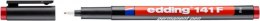 Foliopis e-141 F EDDING, 0,6mm, czerwony