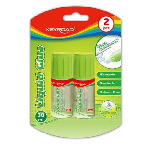 Klej w płynie KEYROAD, 2x30ml, blister Klej w płynie KEYROAD, 2x30ml, blister