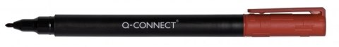 Marker do płyt CD/DVD Q-CONNECT, F, 0,6mm (linia), czerwony Marker do płyt CD/DVD Q-CONNECT, F, 0,6mm (linia), czerwony