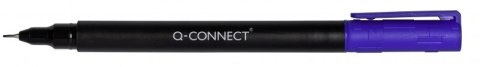 Marker do płyt CD/DVD Q-CONNECT, S, 0,4mm (linia), niebieski Marker do płyt CD/DVD Q-CONNECT, S, 0,4mm (linia), niebieski