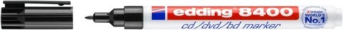 Marker do płyt cd/dvd/bd e-8400 EDDING, 0,5-1mm, czarny Marker do płyt cd/dvd/bd e-8400 EDDING, 0,5-1mm, czarny