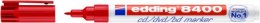 Marker do płyt cd/dvd/bd e-8400 EDDING, 0,5-1mm, czerwony
