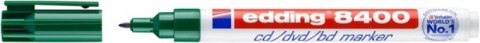 Marker do płyt cd/dvd/bd e-8400 EDDING, 0,5-1mm, zielony Marker do płyt cd/dvd/bd e-8400 EDDING, 0,5-1mm, zielony
