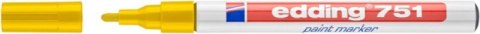 Marker olejowy e-751 EDDING, 1-2 mm, żółty Marker olejowy e-751 EDDING, 1-2 mm, żółty