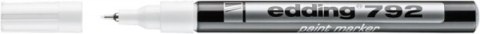 Marker olejowy e-792 EDDING, 0,8 mm, biały Marker olejowy e-792 EDDING, 0,8 mm, biały