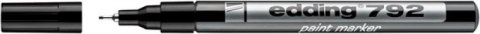 Marker olejowy e-792 EDDING, 0,8mm, czarny Marker olejowy e-792 EDDING, 0,8mm, czarny