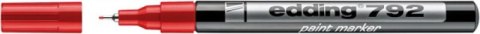 Marker olejowy e-792 EDDING, 0,8mm, czerwony Marker olejowy e-792 EDDING, 0,8mm, czerwony