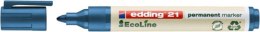 Marker permanentny e-21 EDDING ecoline, 1,5-3mm, niebieski