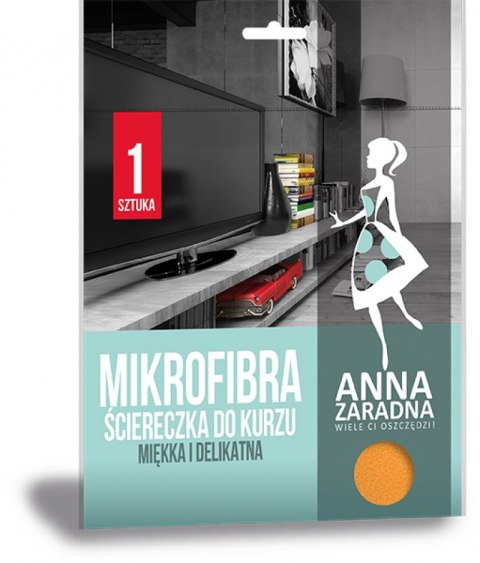 Mikrofibra ściereczka do kurzu ANNA ZARADNA, 1 szt., pomarańczowy Mikrofibra ściereczka do kurzu ANNA ZARADNA, 1 szt., pomarańczowy