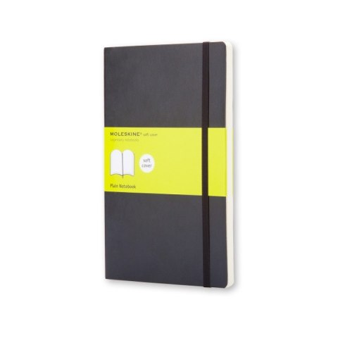 Notes MOLESKINE Classic L (13x21cm) gładki, miękka oprawa, 192 strony, czarny Notes MOLESKINE Classic L (13x21cm) gładki, miękka oprawa, 192 strony, czarny