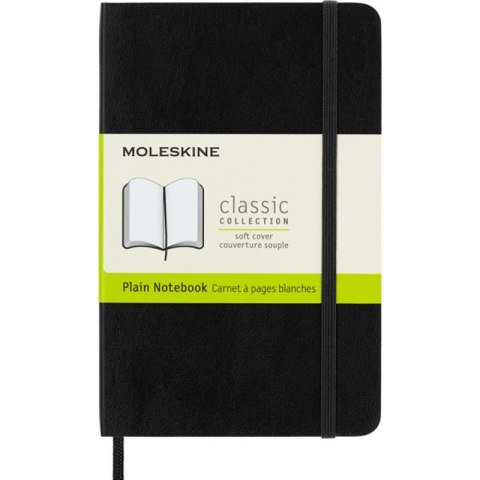 Notes MOLESKINE Classic P (9x14cm) gładki, miękka oprawa, 192 strony, czarny Notes MOLESKINE Classic P (9x14cm) gładki, miękka oprawa, 192 strony, czarny