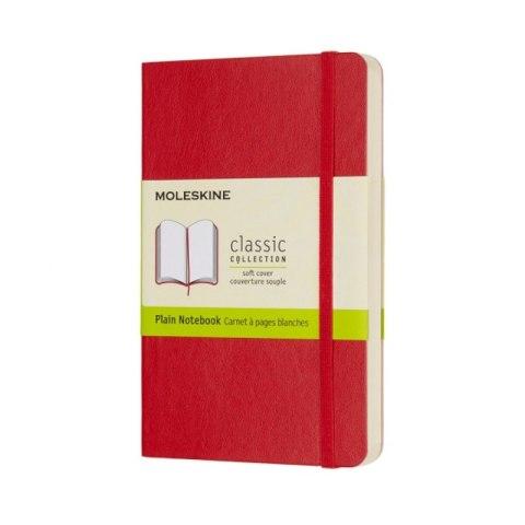 Notes MOLESKINE Classic P (9x14cm) gładki, miękka oprawa, 192 strony, czerwony Notes MOLESKINE Classic P (9x14cm) gładki, miękka oprawa, 192 strony, czerwony