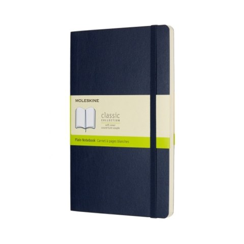 Notes MOLESKINE L (13x21cm) gładki, miękka oprawa, sapphire blue, 192 strony, niebieski Notes MOLESKINE L (13x21cm) gładki, miękka oprawa, sapphire blue, 192 strony, niebieski
