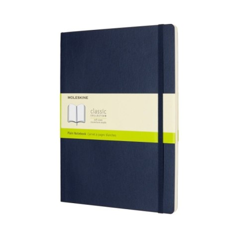 Notes MOLESKINE XL (19x25cm) gładki, miękka oprawa, sapphire blue, 192 strony, niebieski Notes MOLESKINE XL (19x25cm) gładki, miękka oprawa, sapphire blue, 192 strony, niebieski