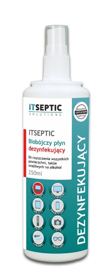 Płyn czyszcząco-dezynfekujące ITSEPTIC, 250ml Płyn czyszcząco-dezynfekujące ITSEPTIC, 250ml