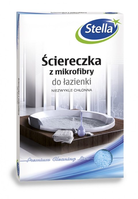 Ściereczka z mikrofibry STELLA, do łazienki, 1 szt., mix Ściereczka z mikrofibry STELLA, do łazienki, 1 szt., mix