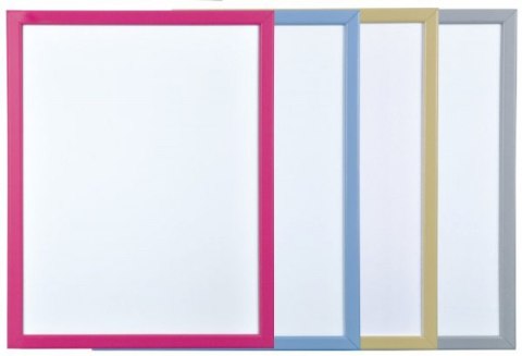 Tablica suchościeralna BI-OFFICE, 60x40cm, lakierowana, kolorowe ramy Tablica suchościeralna BI-OFFICE, 60x40cm, lakierowana, kolorowe ramy