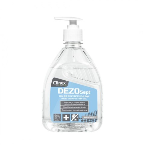 Żel CLINEX Dezosept, do dezynfekcji rąk, 500ml Żel CLINEX Dezosept, do dezynfekcji rąk, 500ml