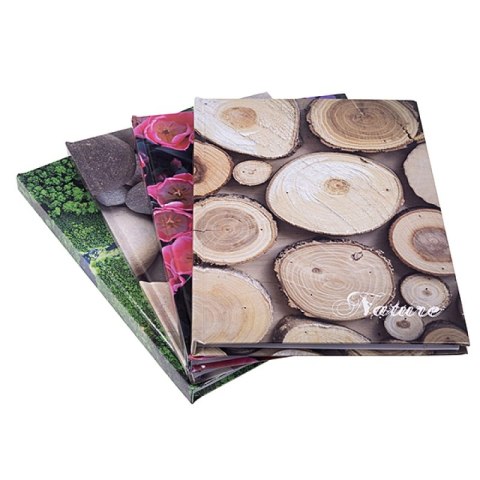 Brulion OFFICE PRODUCTS, Nature, A5, w linie, 96 kart., mix Brulion OFFICE PRODUCTS, Nature, A5, w linie, 96 kart., mix