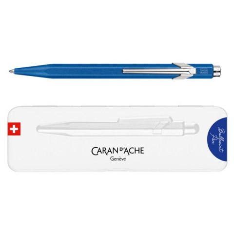 Długopis CARAN D'ACHE 849 Colormat-X, M, w pudełku, niebieski Długopis CARAN D'ACHE 849 Colormat-X, M, w pudełku, niebieski