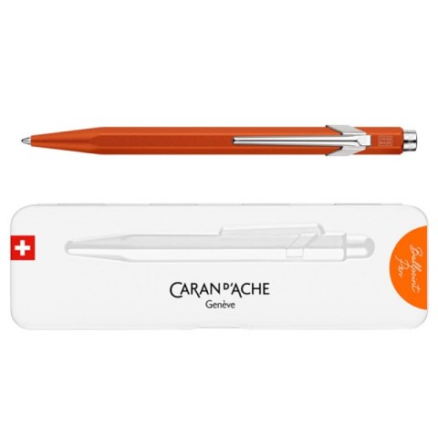 Długopis CARAN D'ACHE 849 Colormat-X, M, w pudełku, pomarańczowy Długopis CARAN D'ACHE 849 Colormat-X, M, w pudełku, pomarańczowy